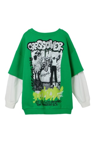 Oversized sweater - Groen