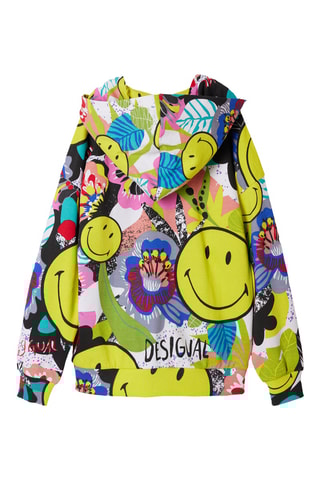 Oversized Sweater met Capuchon - Geel
