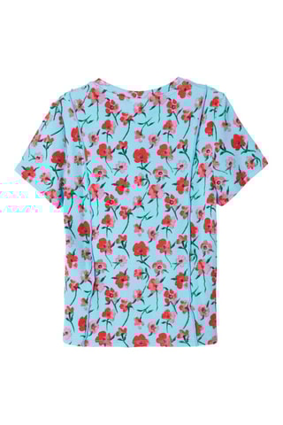 T-shirt - Blauw en Rood