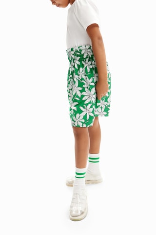 Jurk - Groen en Wit