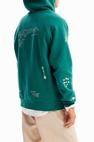 Sweater met Capuchon - Groen