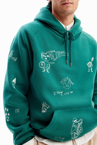 Sweater met Capuchon - Groen