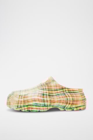 Platform Clogs - Oranje en Groen