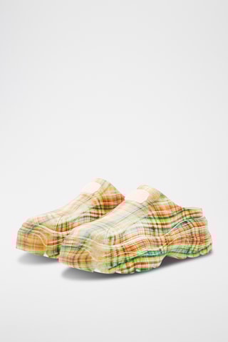 Platform Clogs - Oranje en Groen