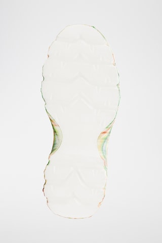 Platform Clogs - Oranje en Groen