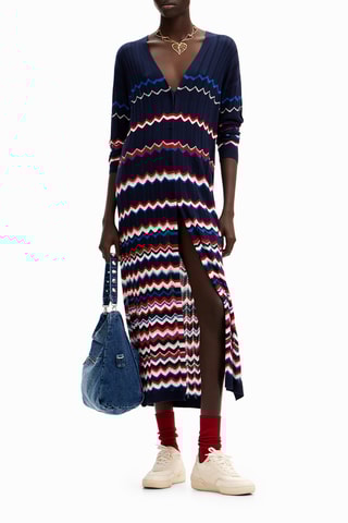 Trui-jurk -  Donkerblauw