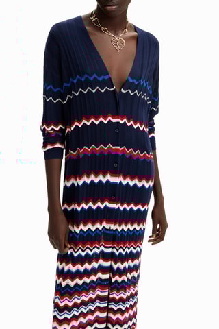 Trui-jurk -  Donkerblauw