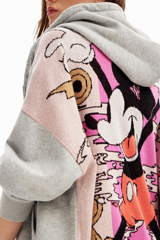 Sweater Oversized Mickey Disney - Gemêleerd Grijs