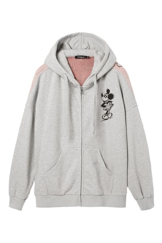 Sweater Oversized Mickey Disney - Gemêleerd Grijs