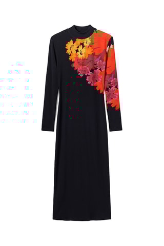 Midi-jurk - Zwart en Rood