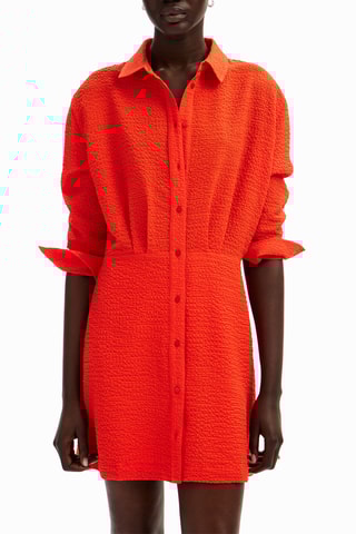 Blouse-jurk - Oranje
