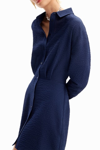 Blouse-jurk - Blauw