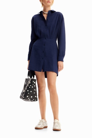 Blouse-jurk - Blauw