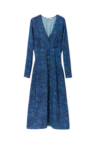 Blouse-jurk - Blauw