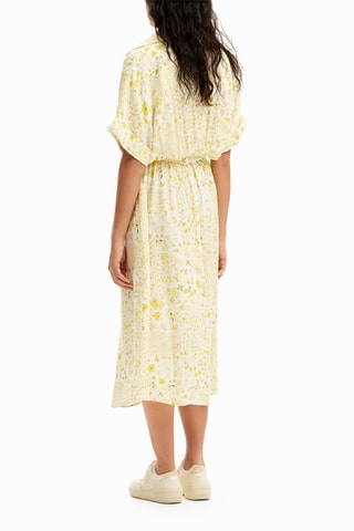 Blouse-jurk - Geel