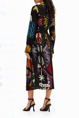 Blouse-jurk - Zwart