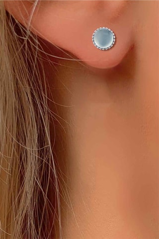 Oorbellen Zilver en Chalcedonen
