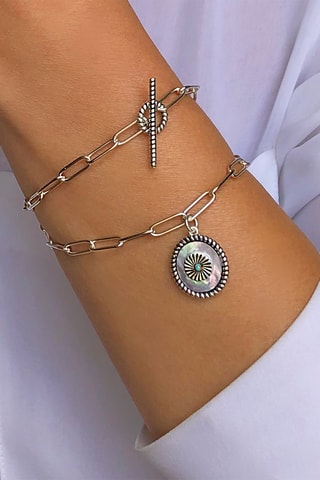 Armband Zilver en Parelmoer