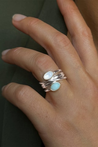 Ring - Zilver en Parelmoer