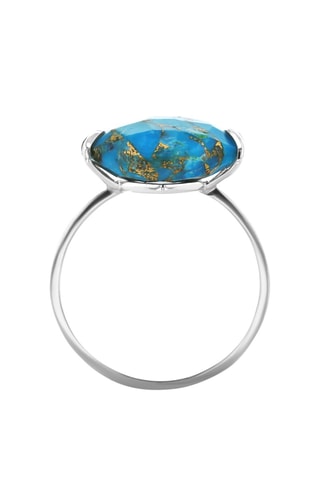 Ring Zilver en Turkoois