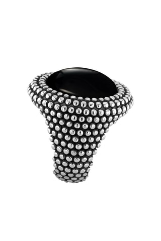 Ring   Zilver en Onyx