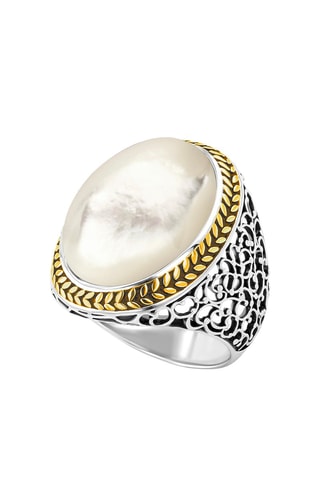 Ring Calypso 
  Zilver en Parelmoer