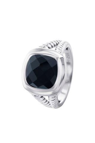 Ring - Zilver en Onyx 