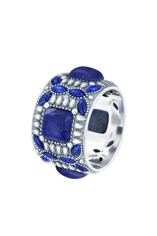 Ring  Zilver en Lapis Lazuli