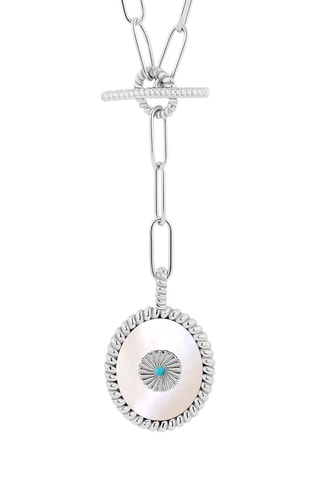 Ketting 
  Zilver en Parelmoer