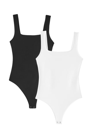 2 bodys - Blanc et noir