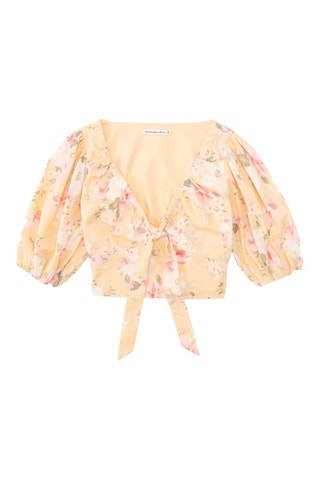 Crop top - Jaune