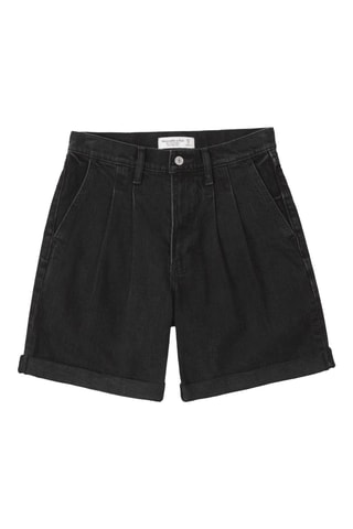 Short en jean - Noir