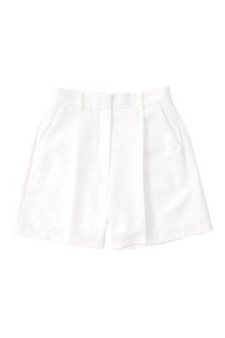 Short taille haute - Blanc