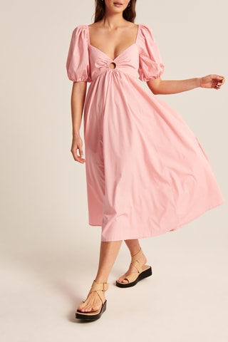 Robe midi - Rose