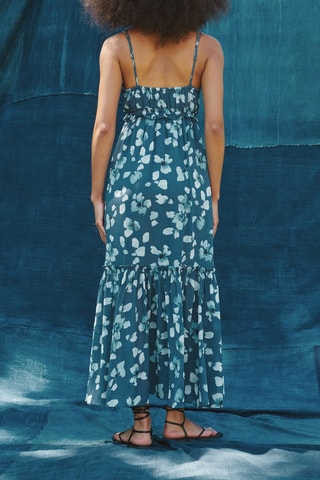 Robe longue - Bleu