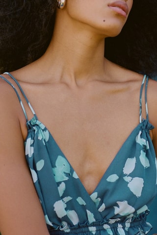 Robe longue - Bleu