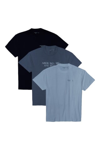 3 t-shirts - Blanc et gris foncé