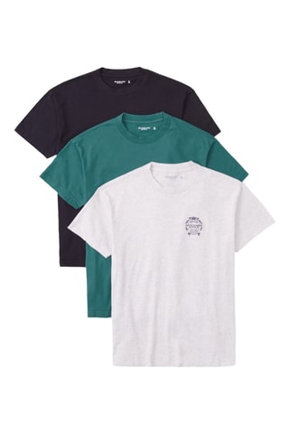 3 t-shirts - Noir