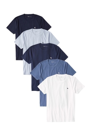 5 t-shirts - Bleu