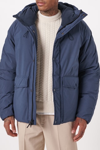 Veste à capuche - Bleu foncé