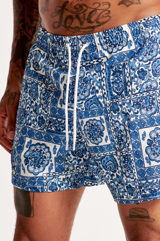 Short de bain - Bleu