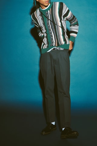 Pull - Vert et noir