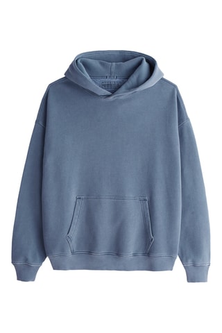 Sweat polaire à capuche - Bleu foncé