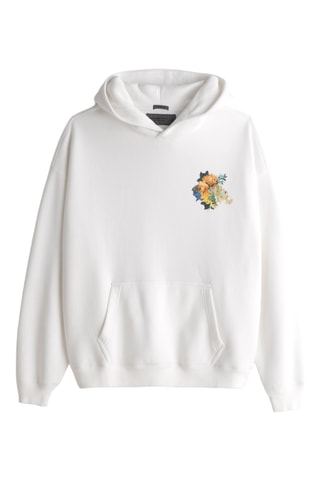 Sweat polaire à capuche - Blanc