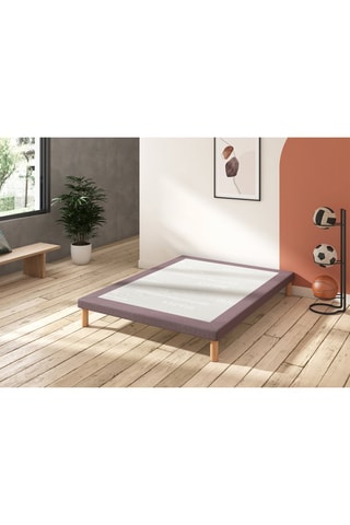 Ensemble matelas mousse à mémoire de forme Mega et sommier Extra Plat - Epaisseur 21 cm - Ferme