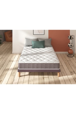 Ensemble matelas Cyber et sommier Extra Plat - Epaisseur 20 cm - Moelleux