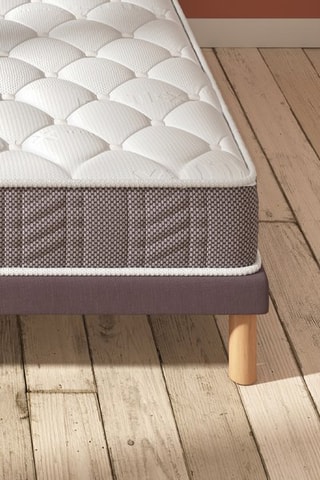 Ensemble matelas Cyber et sommier Extra Plat - Epaisseur 20 cm - Moelleux