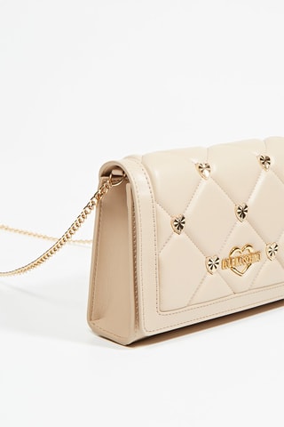 Sac bandoulière verni - Beige