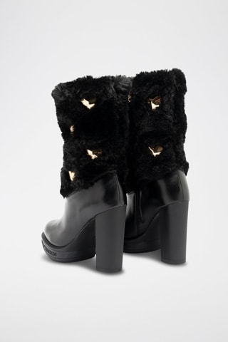Bottines en cuir - Noir