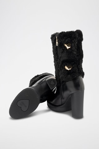 Bottines en cuir - Noir